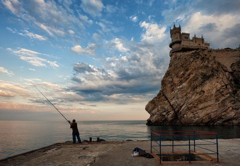 Вечерняя рыбалка фото превью