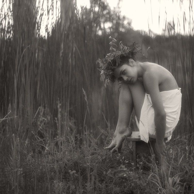 Bent, Black and white, Chair, Conceptual, Girl, Portrait, Strikes photo preview