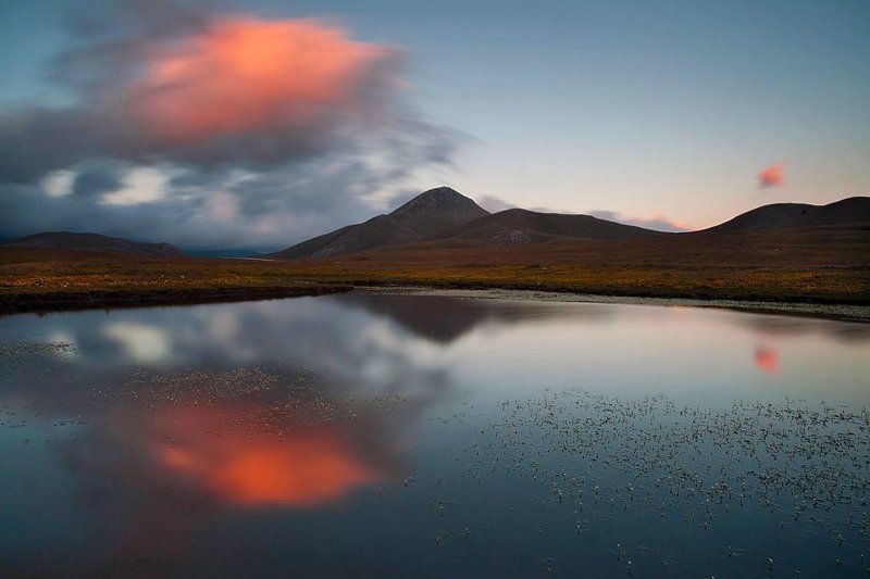 Cloud, lake, Mountain, Sunset, Water Reflectionphoto preview