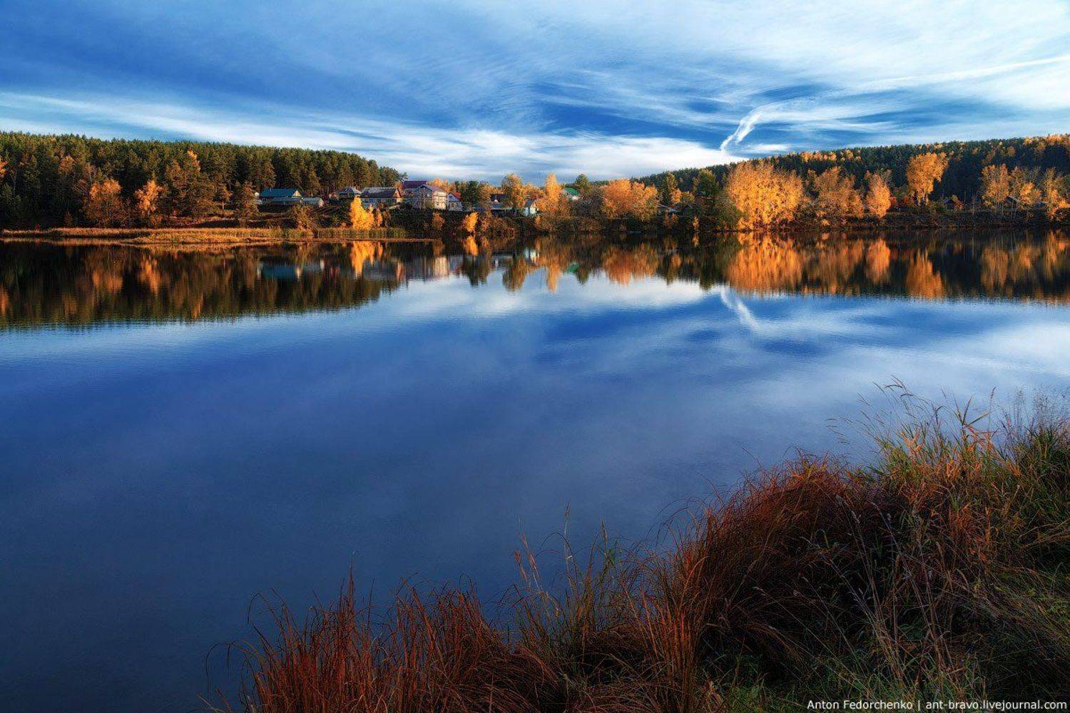 Autumn reflections IV. Автор: Антон Федорченко осень, отражения, средний урал, Антон Федорченко