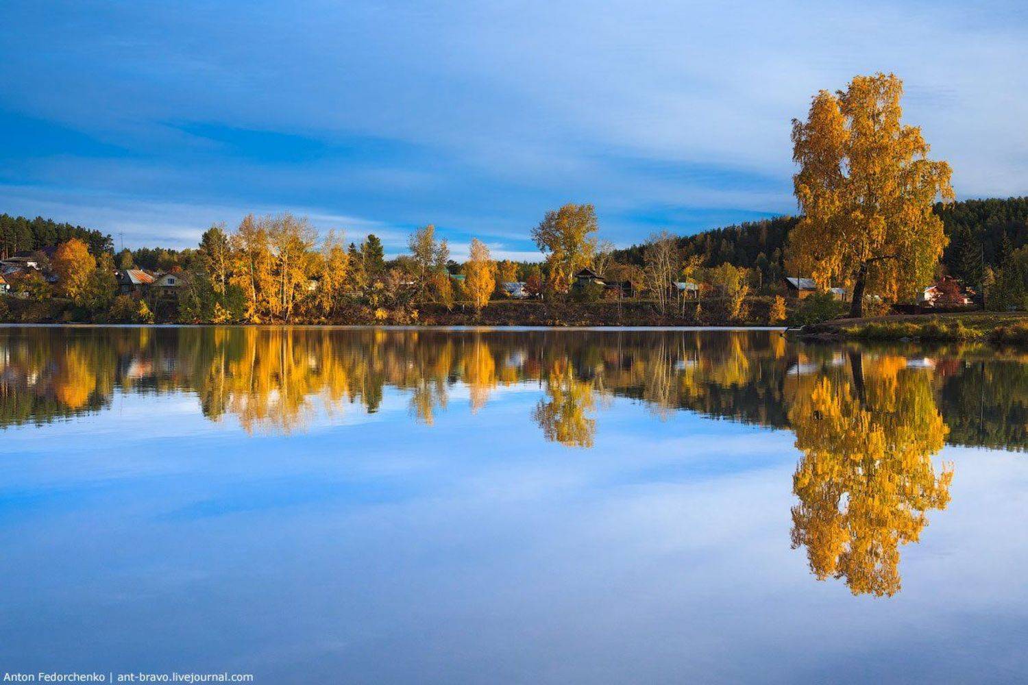 Autumn reflections V. Автор: Антон Федорченко Осень, Отражение, Средний урал, Антон Федорченко