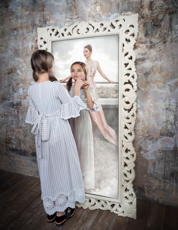 студийный портрет, детский портрет, концептуальное Виолеттаphoto preview