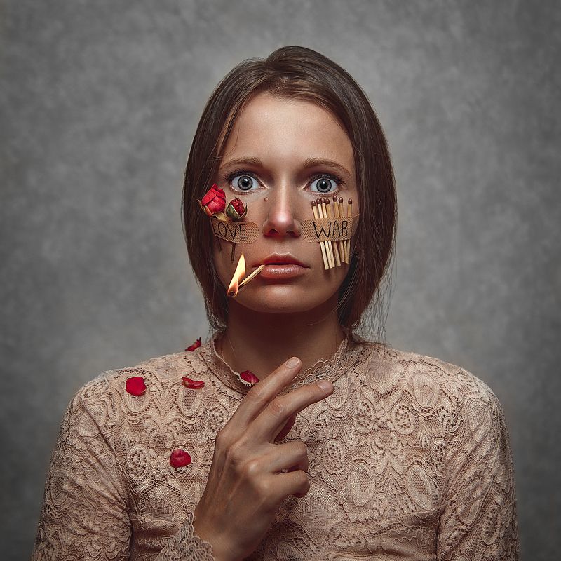 спичка make Love, not Warphoto preview