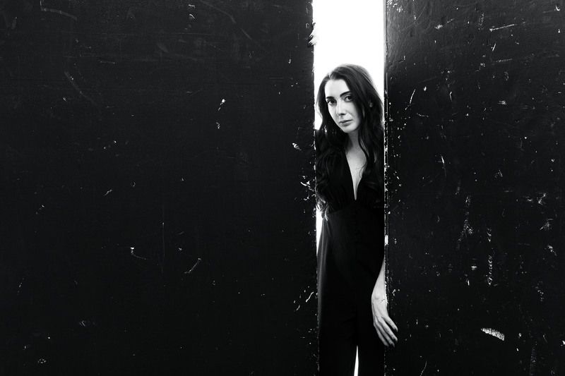 female, portrait, studio, black and white Alexphoto preview