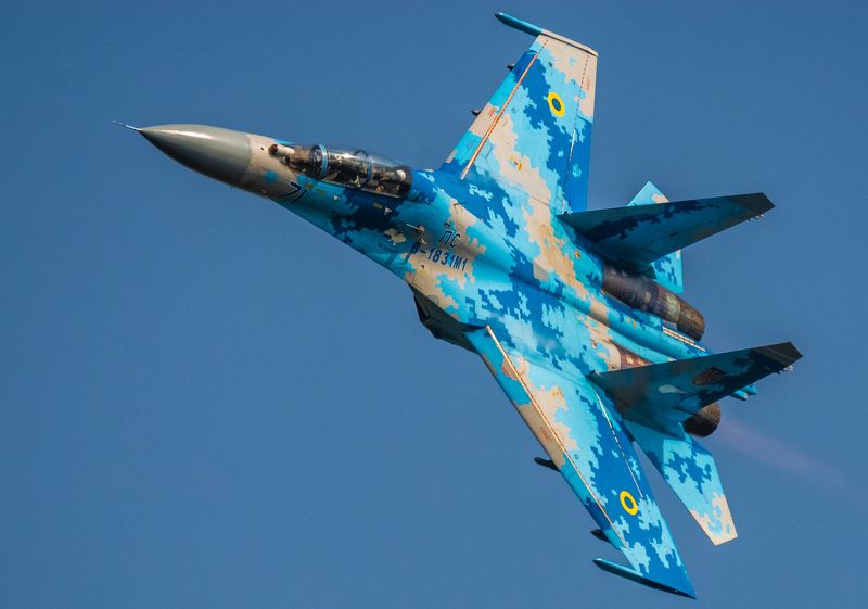 Ukrainian Su-27 at Radom air show 2018photo preview