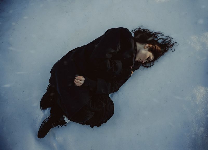 winter, woman, portrait, nature, people, cold Elenaphoto preview