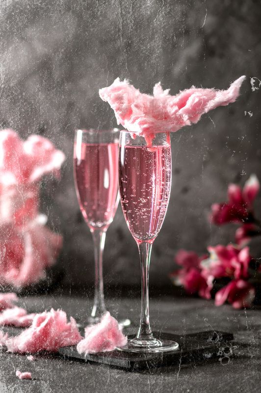 натюрморт, фудфто, коктейль, бокал Розовое облакоphoto preview