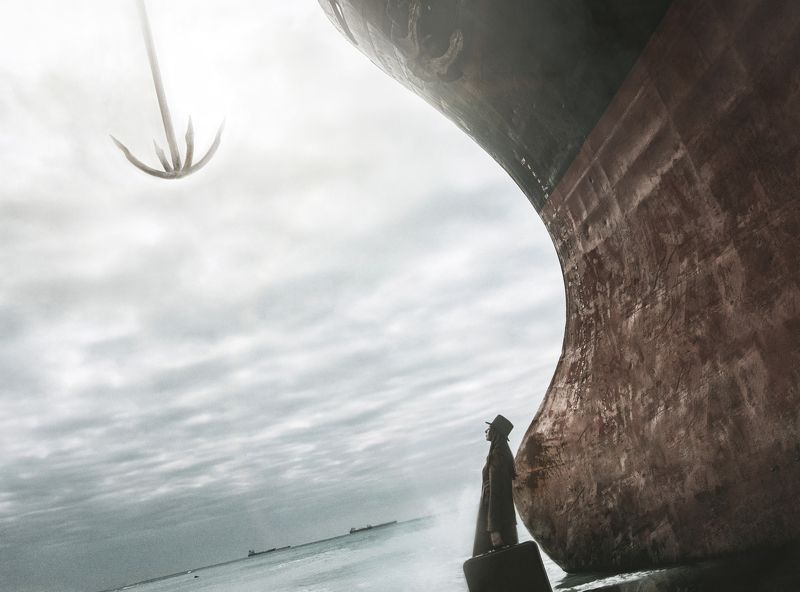 девушка,море,корабль Внутреннее путешествиеphoto preview