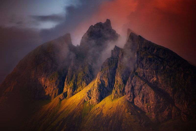 исландия,iceland пылающий трезубец Аресаphoto preview