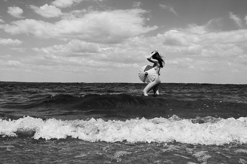 art nude, fine art nude, bw nude photo, conceptual, minimalism nude enjoying nature 3photo preview