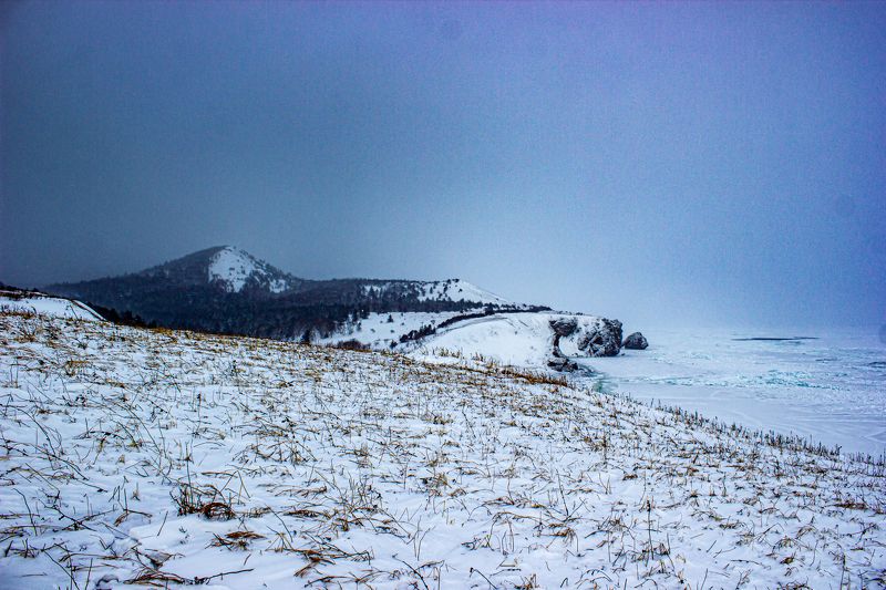 горы море лед снег океан вода берег пейзаж  photo preview