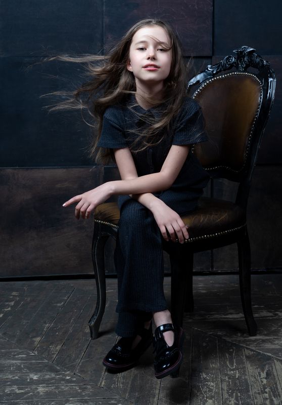 студийный портрет, детский портрет Вероникаphoto preview