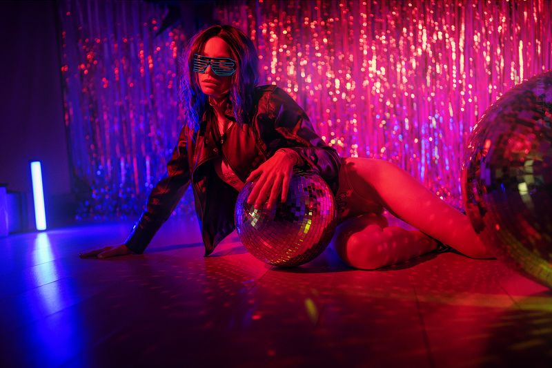 портрет, девушка, цвет, студия Таня фото превью