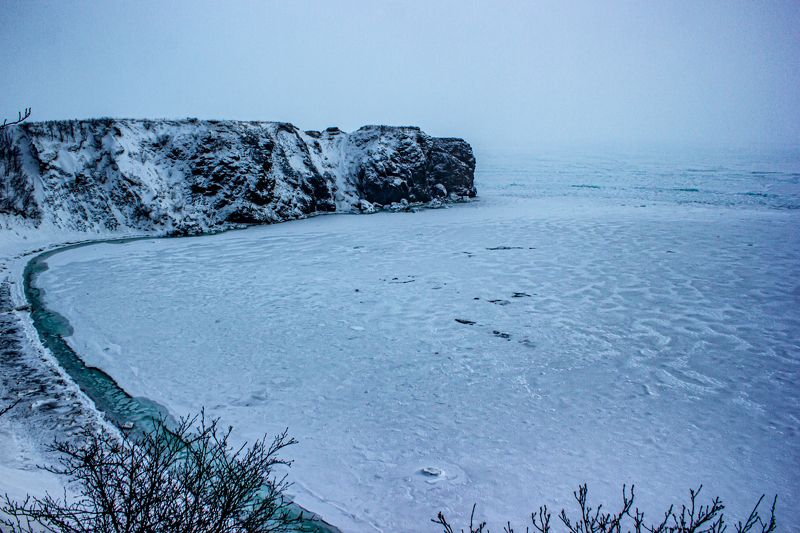 горы море лед снег океан вода берег пейзаж  photo preview
