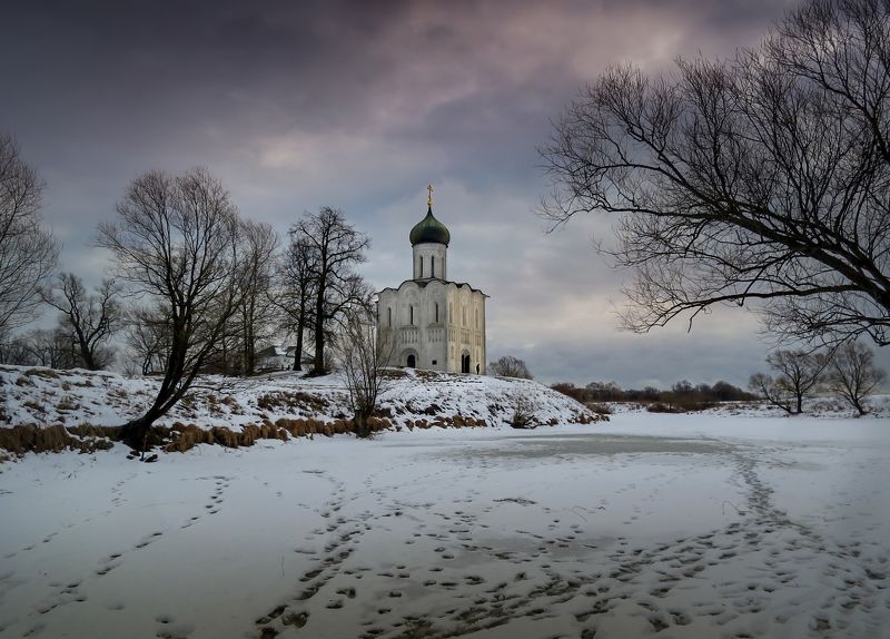 весна, нд, церковь, церковь покрова на нерли, боголюбово, россия, русь, храм, покрова на нерли, russia, святая русь нд, святая русь В весенних сумерках...photo preview