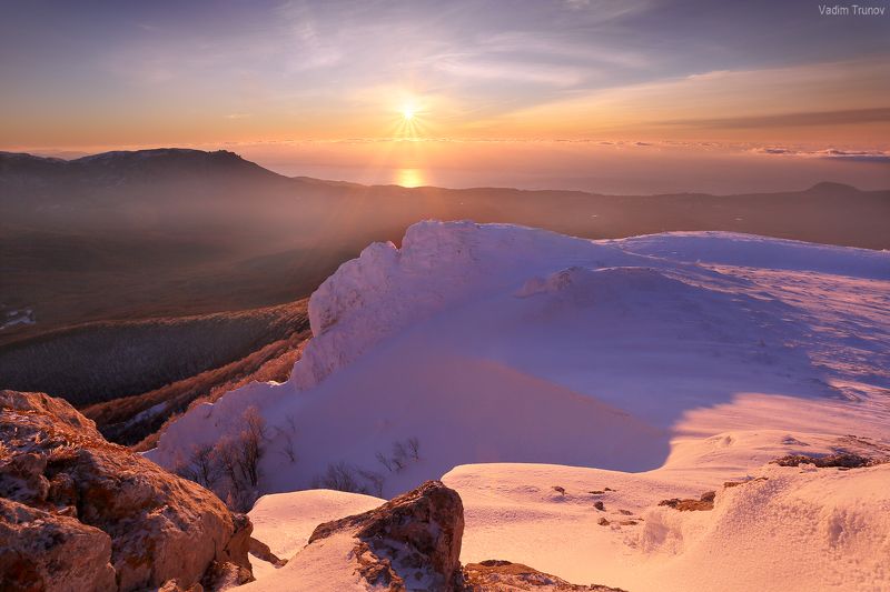 крым, чатыр-даг Зима на Чатыр-Даг фото превью