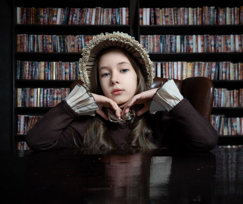 студийный портрет, детский портрет Вероникаphoto preview