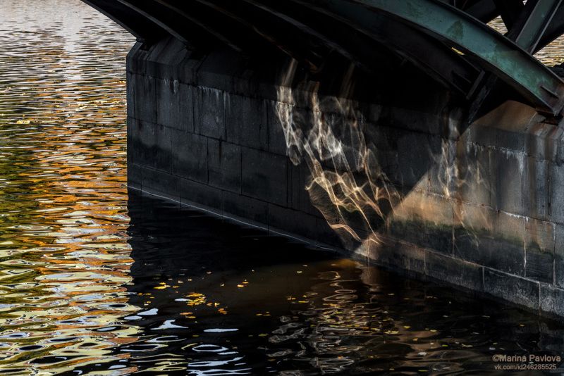 город, cанкт - петербург, набережная реки пряжки, отражения, абстракция, парейдолия, nikon Призрачный мир реки Пряжкиphoto preview