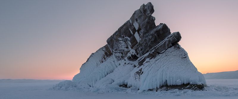 пейзаж, Байкал, скала, закат, лёд, наплески, природа, Сибирь, landscape, ice, nature, Siberia Ice Chainsphoto preview