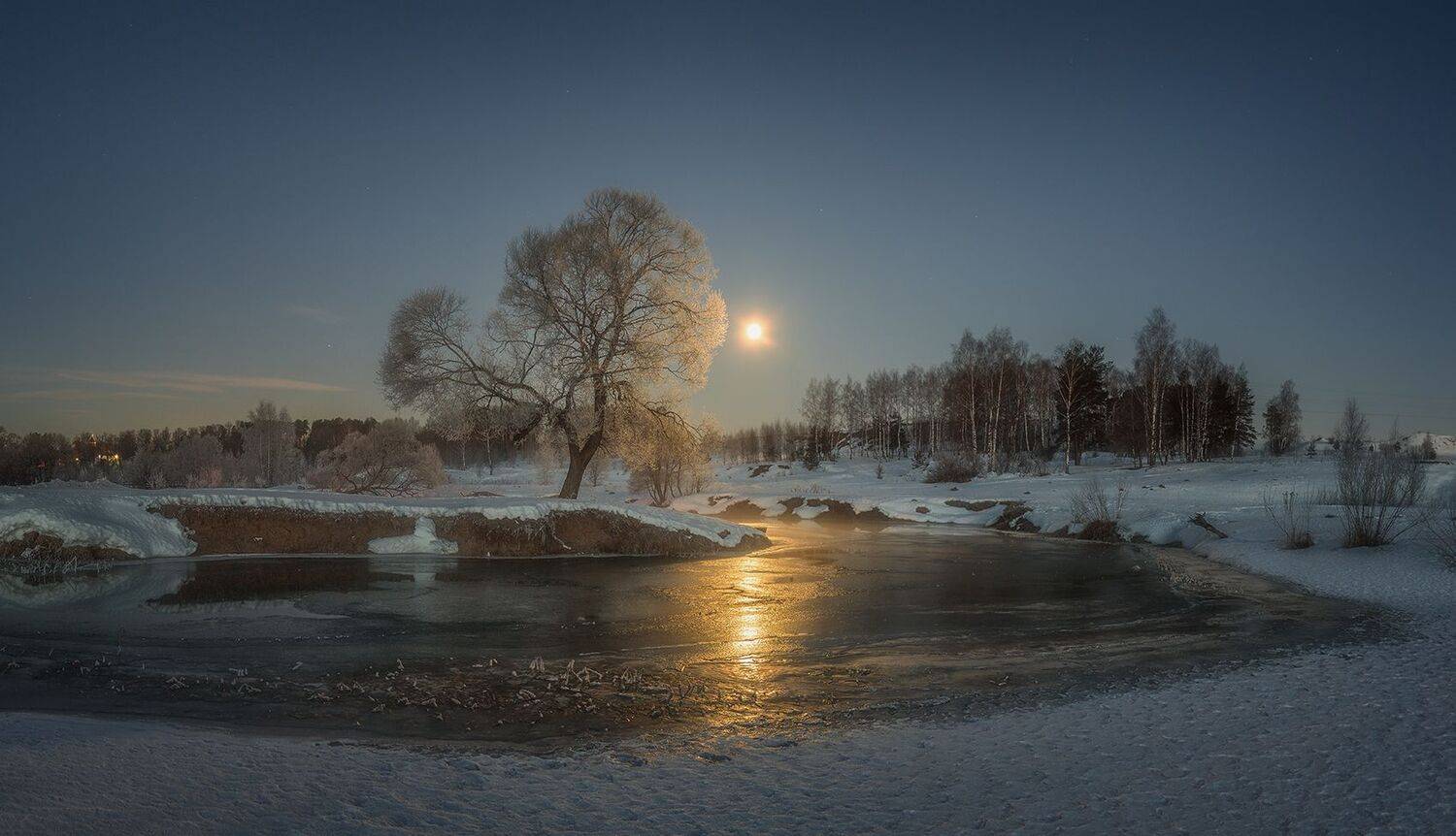 Лунная ночь. Автор: Николай Андреев , Николай Андреев