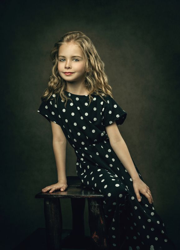 fine art, девочка, студия, художественное фото, портрет, детский портрет, дети, детская фотография Василисаphoto preview