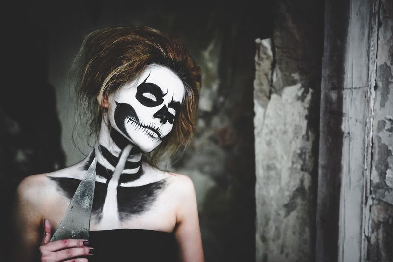 Девушка, Мумия, Портрет, Скилет Эффект Мумииphoto preview