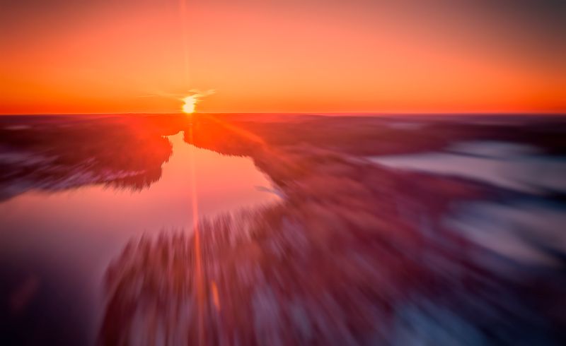 В закат.photo preview