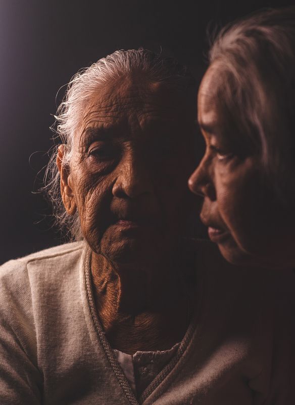 face, portrait, faces, wrinkle, wrinkled face, aged, senior citizen Two Generationphoto preview