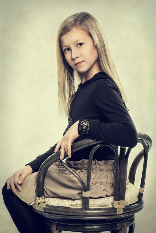 портрет, fine art, девочка, дети, студия ***photo preview