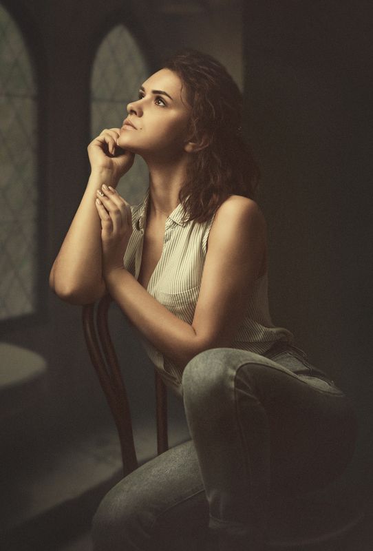 fine art, девушка, студия, художественное фото, портрет, женский портрет solitudephoto preview