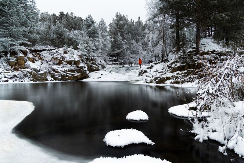 урал, южаково, водопад, зима Уральский водопадphoto preview