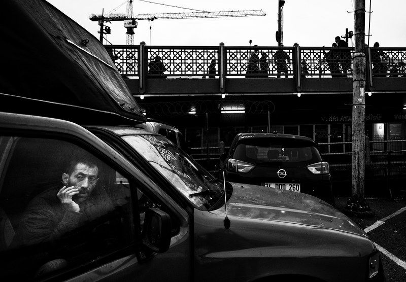 street, bnw Busyphoto preview