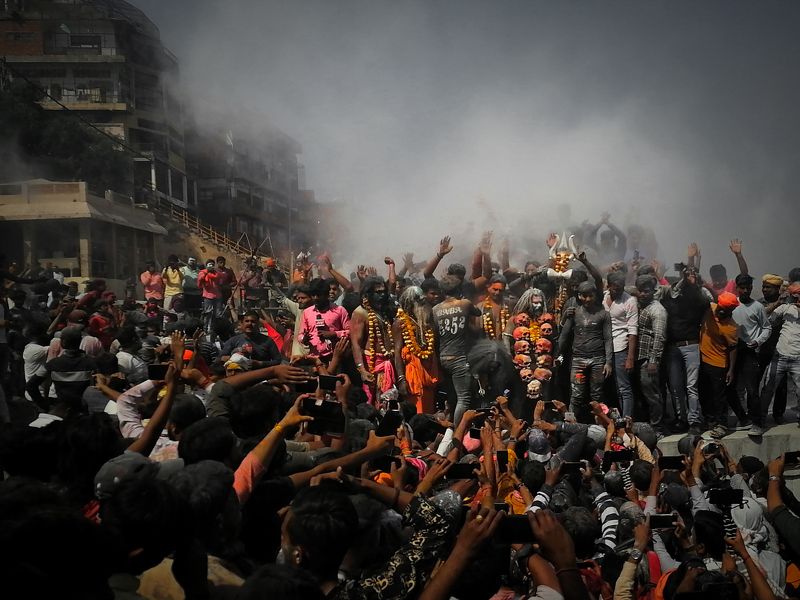 #Holi, #kashi, #banaras, #cremationholi #story #holicelebretion #varanasi #culture #35awards  Holi celebration at cremation photo preview