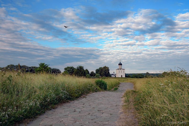 покров на нерли, лето, дорога, путешествие, владимирская область, боголюбово Покров на Нерлиphoto preview