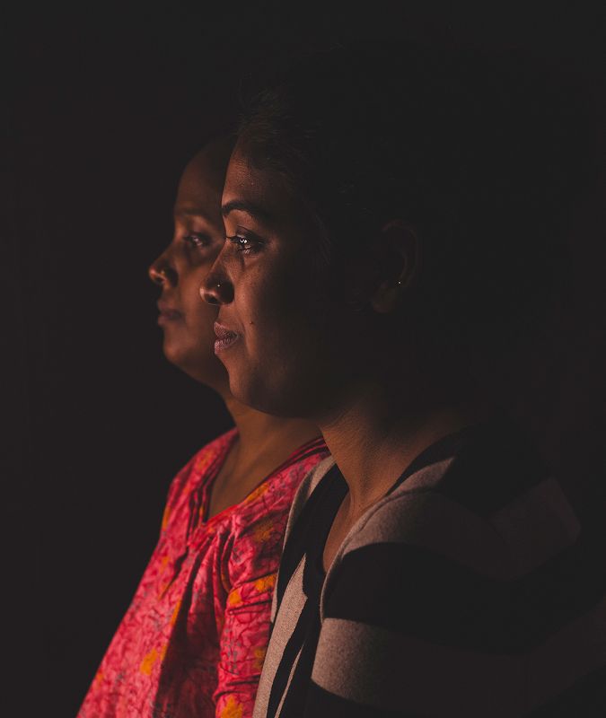 face, faces, portrait, mother, daughter, female, feminine, relationship, generation Mother and Daughterphoto preview