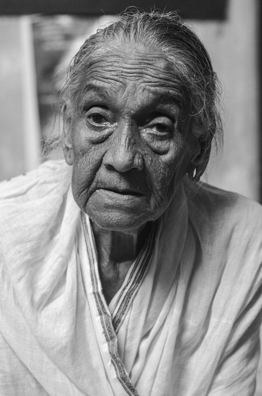 face, portrait, wrinkle, wrinkled face, aged, senior citizen, emotion Grandmotherphoto preview