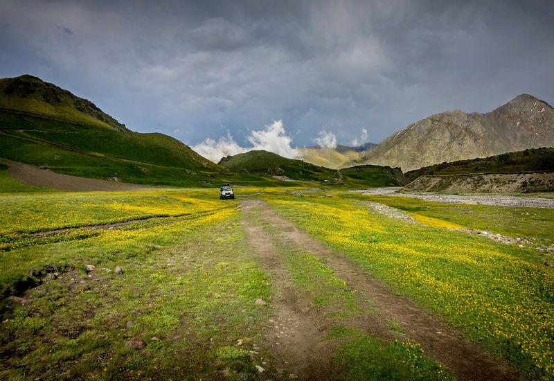 лето, нд, джилы-су, северный кавказ, кавказ, приэльбрусье, северный кавказ нд После летнего ливняphoto preview