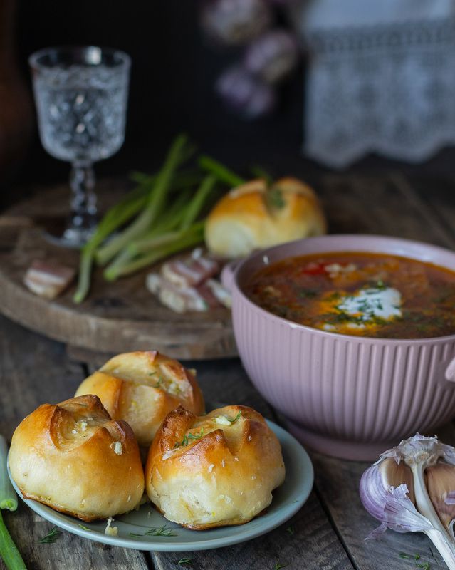 Борщ с пампушкамиphoto preview