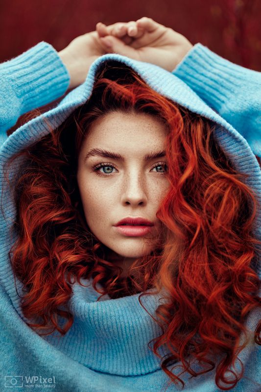 portrait, women, redhair women by wpixel (More Than Beauty)photo preview