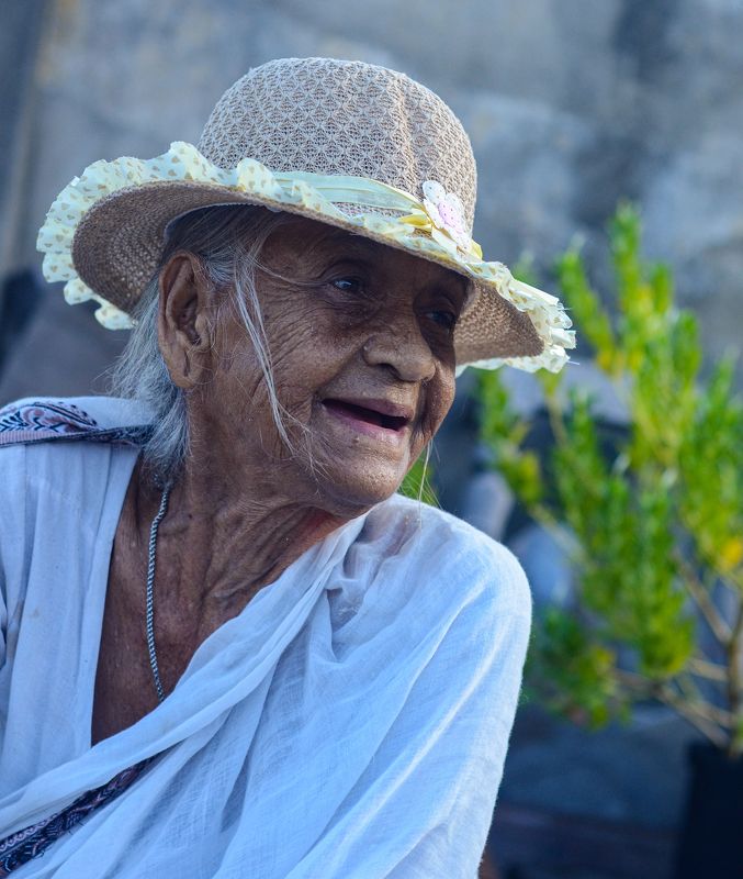 face, portrait, wrinkle, wrinkled face, aged, senior citizen, emotion Grandmotherphoto preview