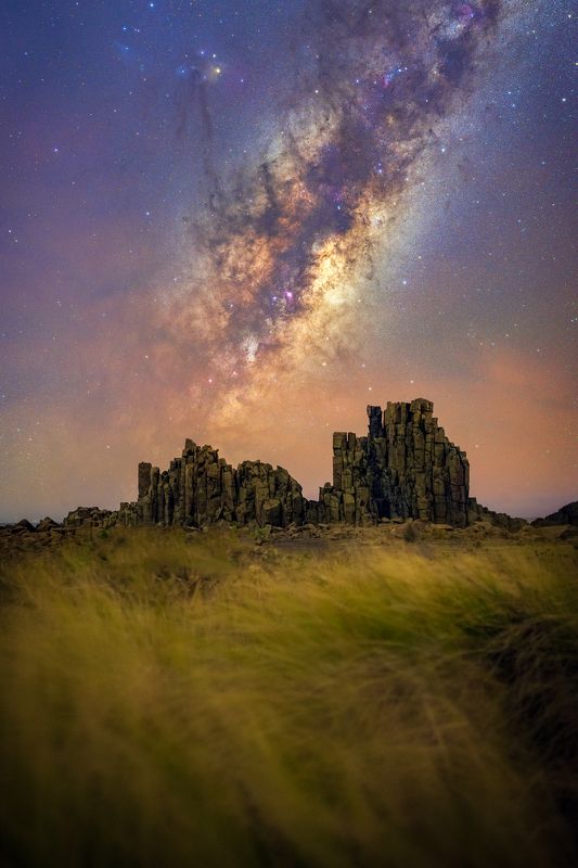 #night #love #church #nightscape #milyway Ancient Rocksphoto preview
