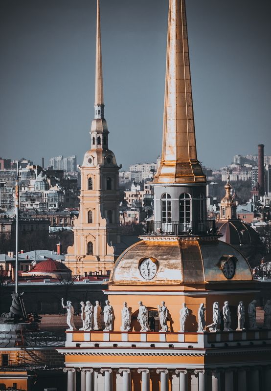 адмиралтейство, петербург, спб, крепость, скульптуры, шпиль великолепный Петербург фото превью