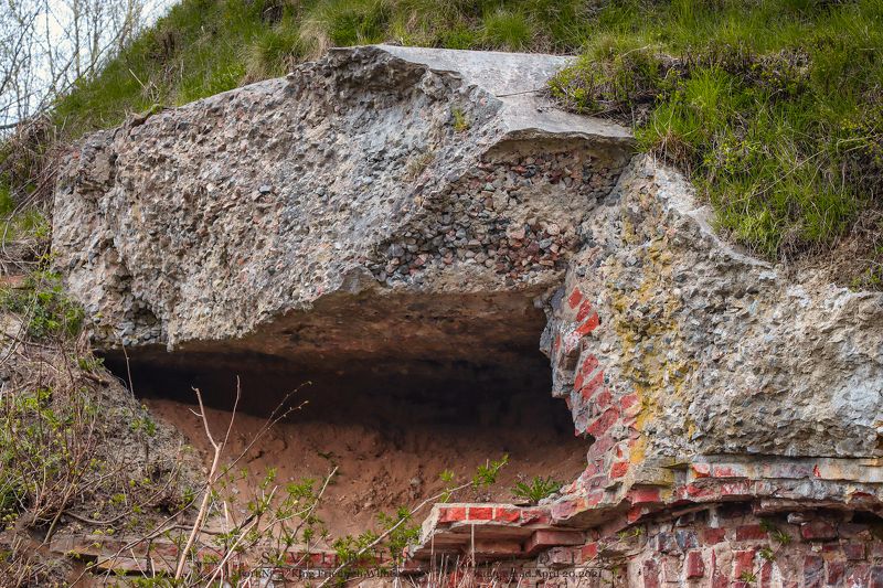 форт, калининград, №5, фридрих-вильгельм iii, восточная пруссия, германия, россия, война, сооружение, крепость,2021г, fort, kaliningrad, no. 5, friedrich wilhelm iii, east prussia, germany, russia, war, building, fortress, 2021 «Бетонная подушка»photo preview