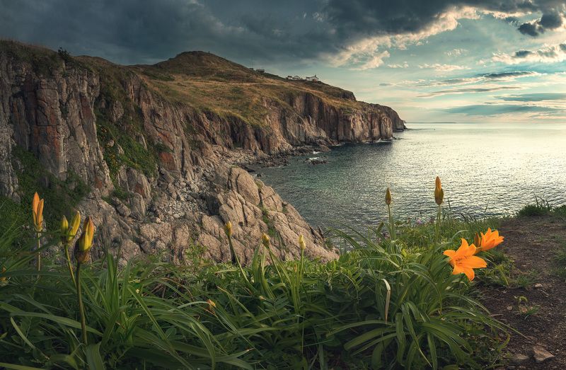 море, скалы, маяк ***photo preview