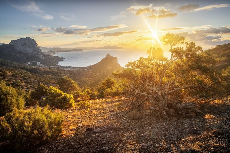 новый свет, крым, юбк, осень, черное море, рассвет, капчик Рассвет на Караул-Обаphoto preview