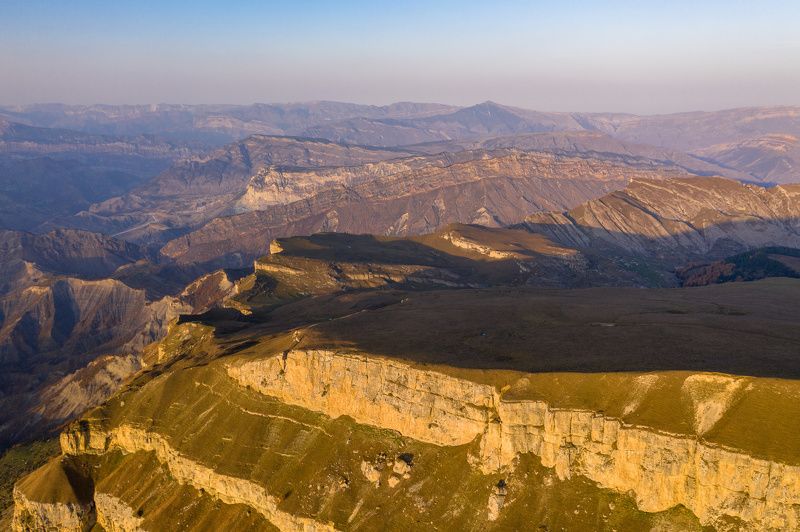 закат, утёс, обрыв, горы Закатные утёсыphoto preview