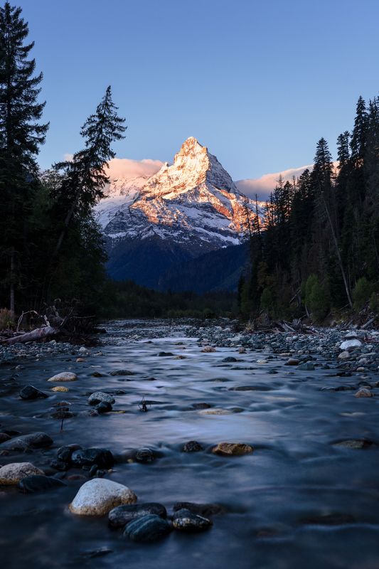 домбай, белалакая Солнечный кулуар фото превью
