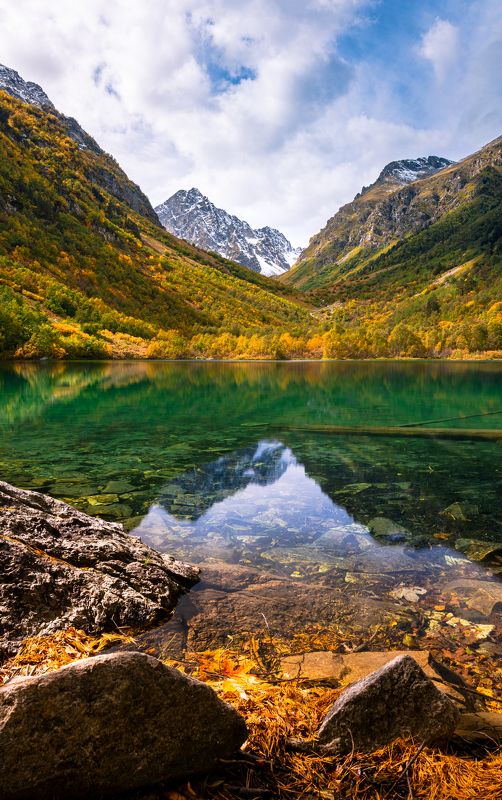 домбай, теберда, бадук, бадукские озера, Горное озеро фото превью
