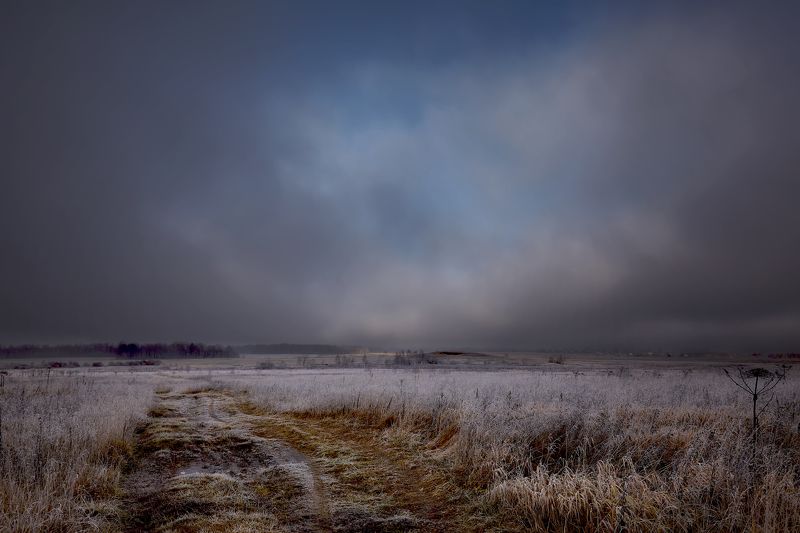 осеннее поле... фото превью
