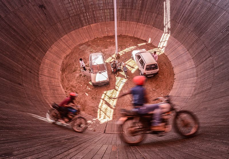 motion, blur, blurred motion, rider, bike, wall of death, sport, adventure The wall of deathphoto preview